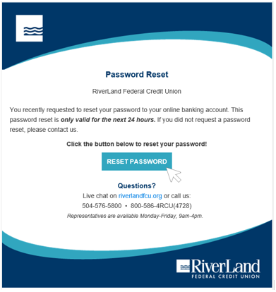 Password Reset Email